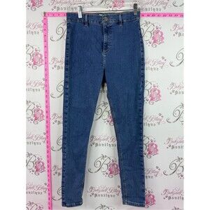 Topshop Joni jeans Dark Blue High-Rise Skinny Jeans